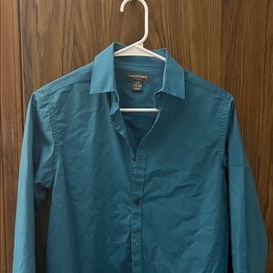 Van Heusen Kid’s Teal Button Down Shirt